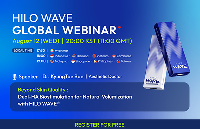 Registrasi Dibuka: Webinar Global Gratis tentang “Dual-HA Biostimulation” Hadirkan Demonstrasi Klinis secara Langsung