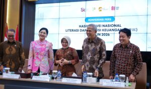 Literasi Keuangan Indonesia Naik Jadi 69,57%, Inklusi Tembus 93,61% Lampaui Target RPJMN