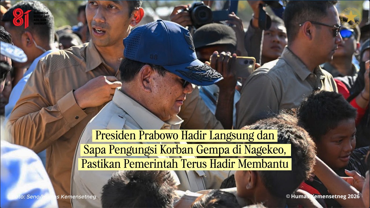 Ekspres TV: Presiden Prabowo Tinjau Pengungsi Gempa Nagekeo dan Pastikan Bantuan